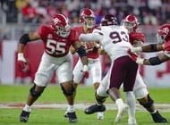 Alabama interior O-lineman Emil Ekiyor Jr, signed for the Colts ahead of the 2023 NFL season